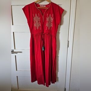 Red Max Dress (small-mid size)